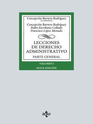 cover image of Lecciones de Derecho Administrativo, Volumen I